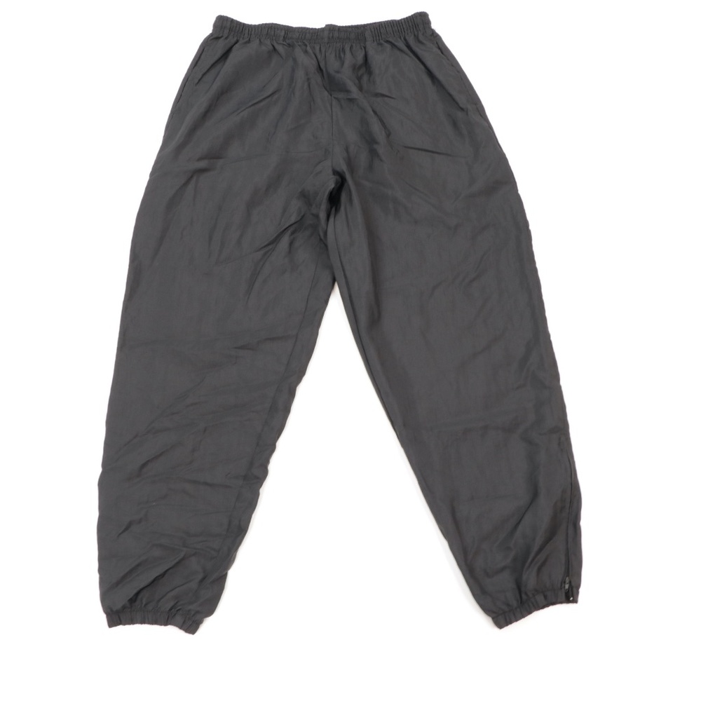 Vintage 90s Streetwear Nylon Jogger Pants Black